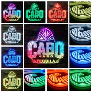 Cabo Wabo Tequila Logo RGB LED Sign