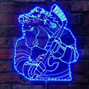 Calgary Flames Bardown RGB LED Sign