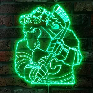 Calgary Flames Bardown RGB LED Sign
