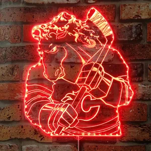 Calgary Flames Bardown RGB LED Sign