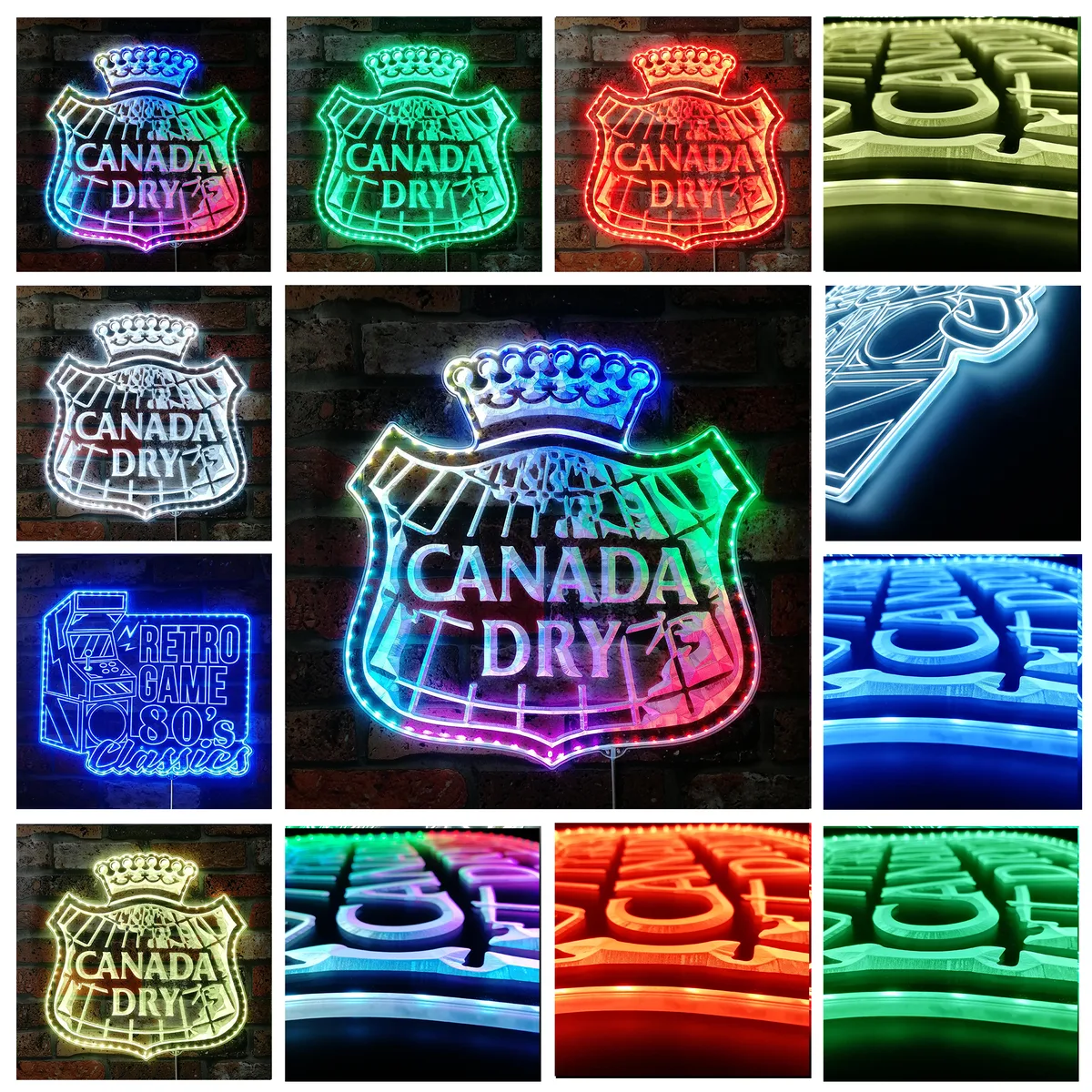 Canada Dry Logo RGB LED Sign