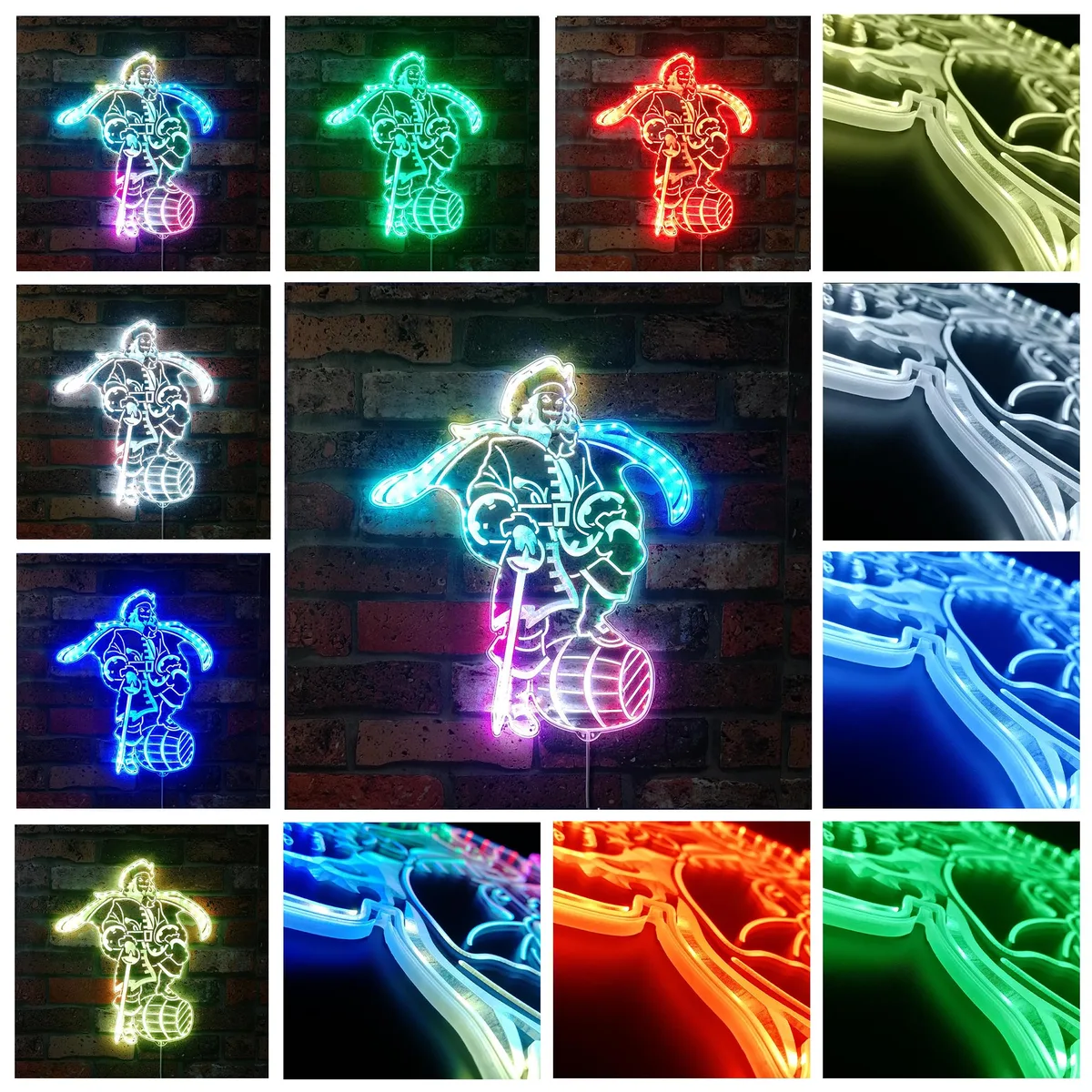 Captain Morgan Pirate RGB LED Sign
