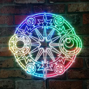 Cardcaptor Sakura Tarot Logo RGB LED Sign