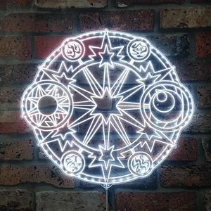 Cardcaptor Sakura Tarot Logo RGB LED Sign