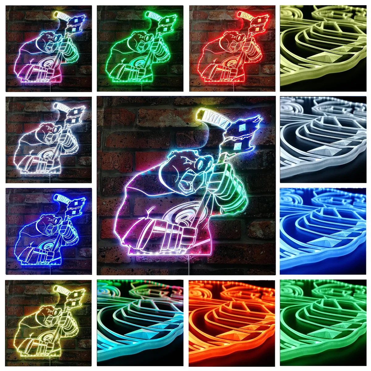 Carolina Hurricanes Bardown RGB LED Sign