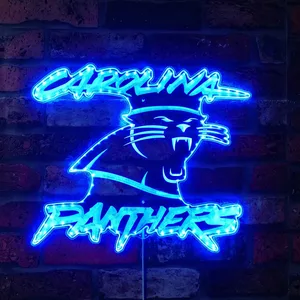 Carolina Panthers Logo RGB LED Sign