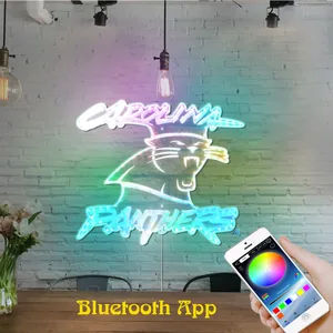 Carolina Panthers Logo RGB LED Sign