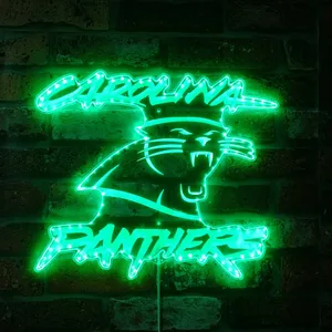 Carolina Panthers Logo RGB LED Sign