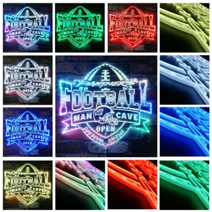 Carolina Panthers Man Cave RGB LED Sign