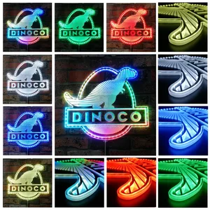 Cars Dinoco Gas Company RGB LED Sign
