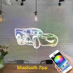 Cars Lightning McQueen RGB LED Sign
