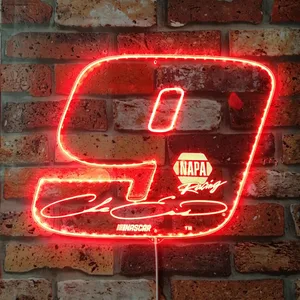 Chase Elliott #9 Signed Number RGB LED Sign