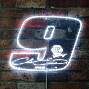 Chase Elliott #9 Signed Number RGB LED Sign