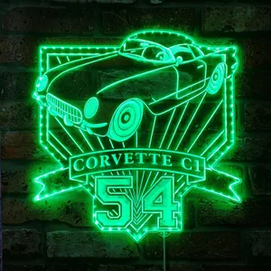 Chevrolet 1954 Corvette C1 RGB LED Sign