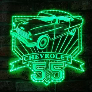 Chevrolet 1955 Bel Air Coupe RGB LED Sign