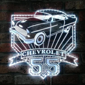Chevrolet 1955 Bel Air Coupe RGB LED Sign
