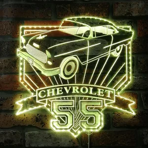 Chevrolet 1955 Bel Air Coupe RGB LED Sign