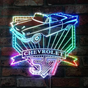 Chevrolet 1957 Bel Air Convertible RGB LED Sign
