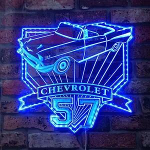 Chevrolet 1957 Bel Air Convertible RGB LED Sign