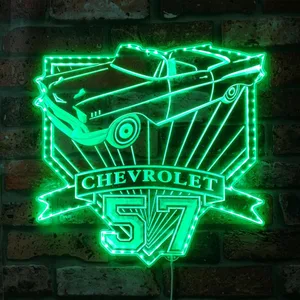 Chevrolet 1957 Bel Air Convertible RGB LED Sign