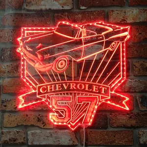 Chevrolet 1957 Bel Air Convertible RGB LED Sign