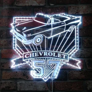 Chevrolet 1957 Bel Air Convertible RGB LED Sign