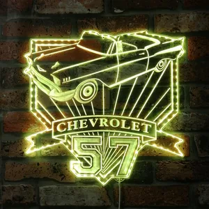Chevrolet 1957 Bel Air Convertible RGB LED Sign
