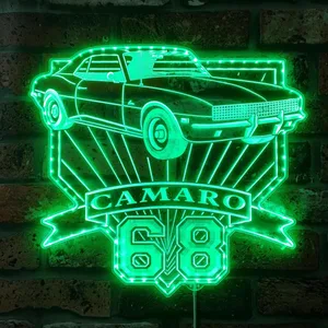 Chevrolet 1968 Camaro RGB LED Sign