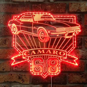 Chevrolet 1968 Camaro RGB LED Sign