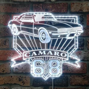 Chevrolet 1968 Camaro RGB LED Sign