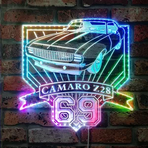 Chevrolet 1969 Camaro Z/28 RGB LED Sign