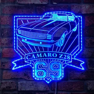 Chevrolet 1969 Camaro Z/28 RGB LED Sign