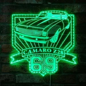 Chevrolet 1969 Camaro Z/28 RGB LED Sign