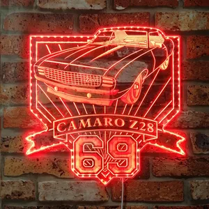 Chevrolet 1969 Camaro Z/28 RGB LED Sign
