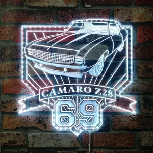 Chevrolet 1969 Camaro Z/28 RGB LED Sign