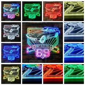 Chevrolet 1969 Corvette C3 RGB LED Sign