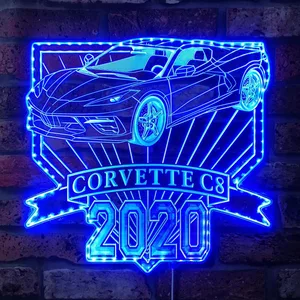 Chevrolet 2020 Corvette C8 Stingray RGB LED Sign