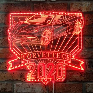 Chevrolet 2020 Corvette C8 Stingray RGB LED Sign