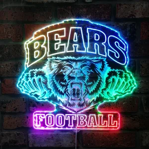 Chicago Bears Bears Football RGB LED Sign