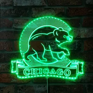 Chicago Bears Logo RGB LED Sign