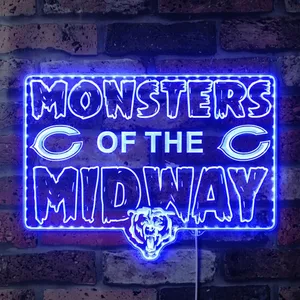 Chicago Bears Monsters of the Midway RGB LED Sign
