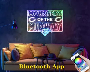 Chicago Bears Monsters of the Midway RGB LED Sign