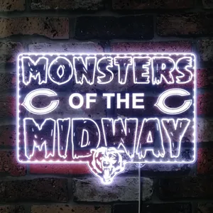 Chicago Bears Monsters of the Midway RGB LED Sign