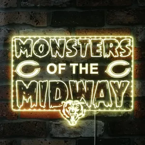 Chicago Bears Monsters of the Midway RGB LED Sign