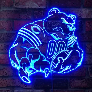 Chicago Bears NFL RGB LED Sign