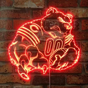 Chicago Bears NFL RGB LED Sign