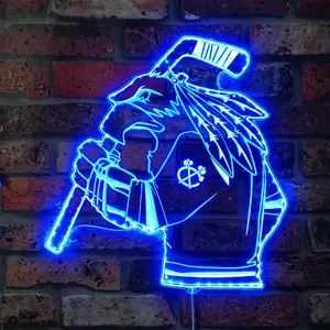 Chicago Blackhawks Bardown RGB LED Sign