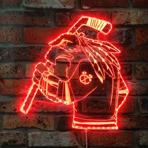 Chicago Blackhawks Bardown RGB LED Sign