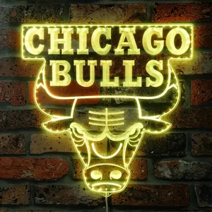 Chicago Bulls Logo RGB LED Sign