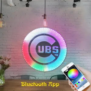 Chicago Cubs Logo RGB LED Sign